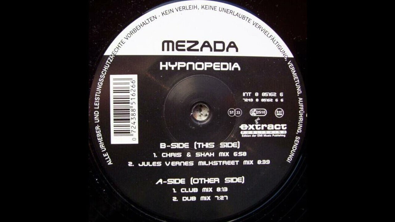 Mezada - Hypnopedia (Chris & Shah Mix) 1998