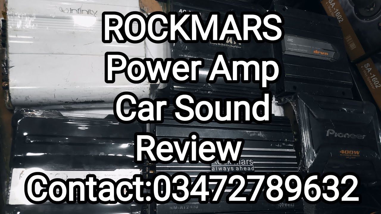 RockMars Power Amplifier | Car sound | Sound Test 2ch Amplifier