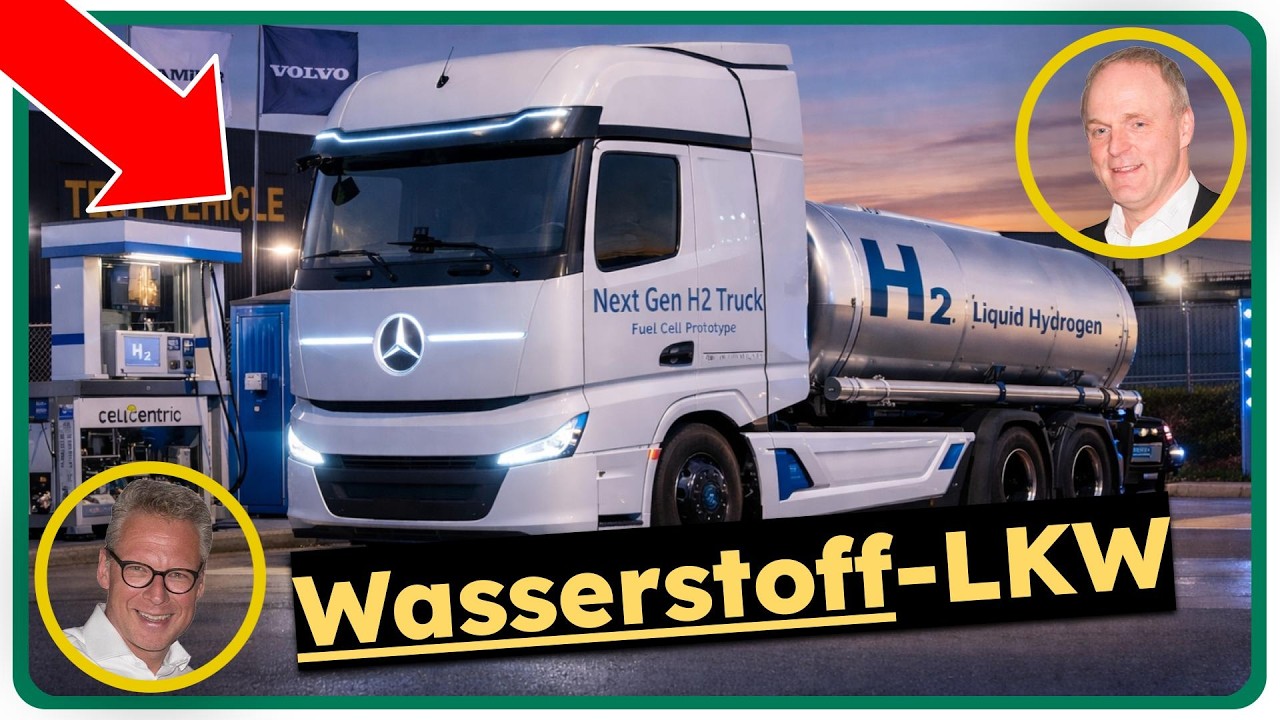 Mercedes Wasserstoff-LKW mit 1000 km Reichweite! // Wir hei&szlig;en Axel - Folge 512