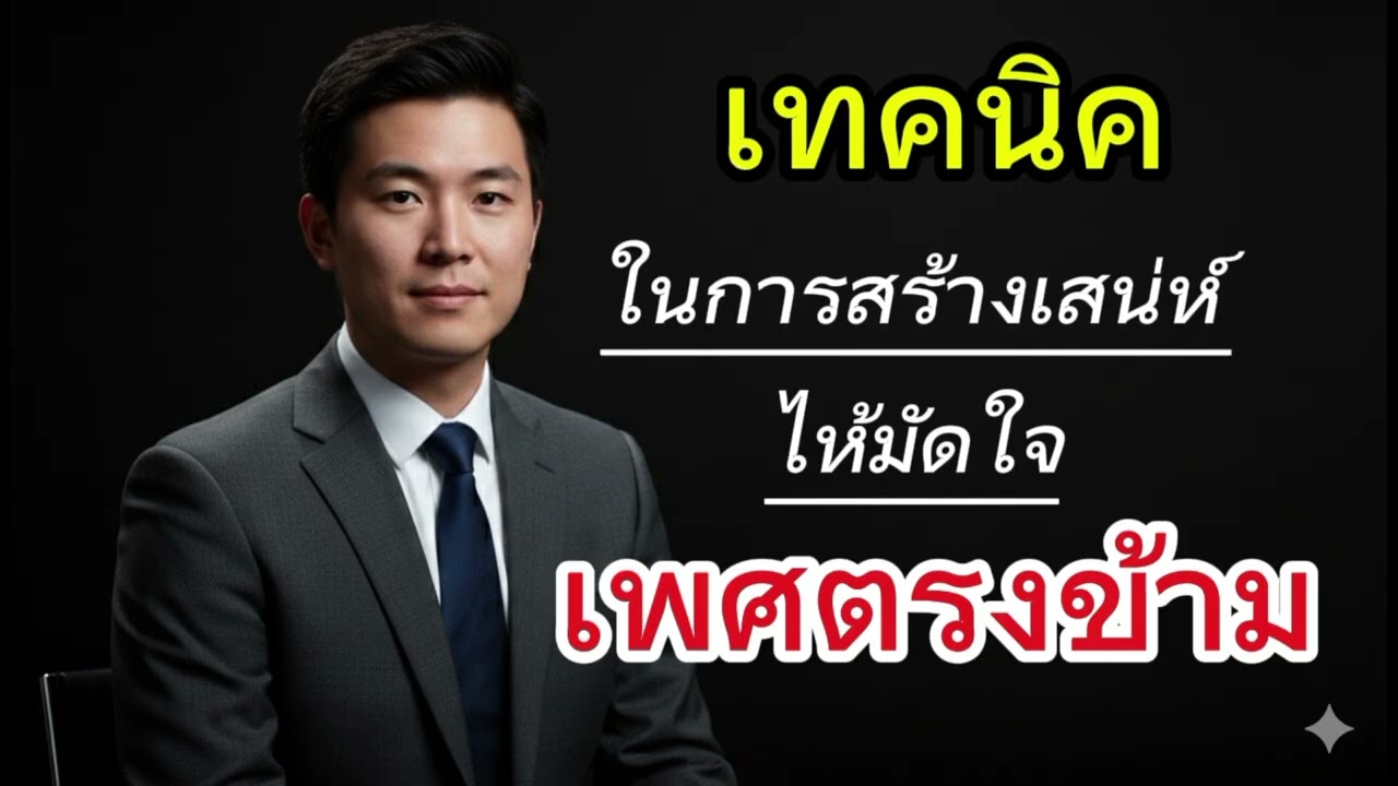 เทคนิค การสร้างเสน่ห์ ไห้มัดใจ  เพศตรงข้าม