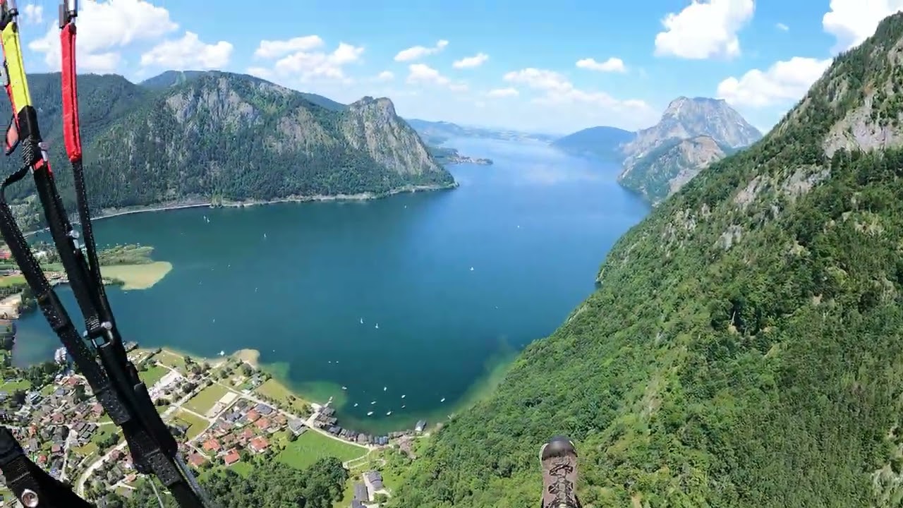 Paragleiten am Feuerkogel  (Traunsee-Ebensee 07 07 2023)