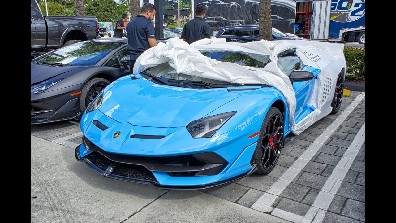 2020 Lamborghini Aventador SVJ - NEW ANGRY BULLS Delivery to Lambo Home - Lamborghini Miami