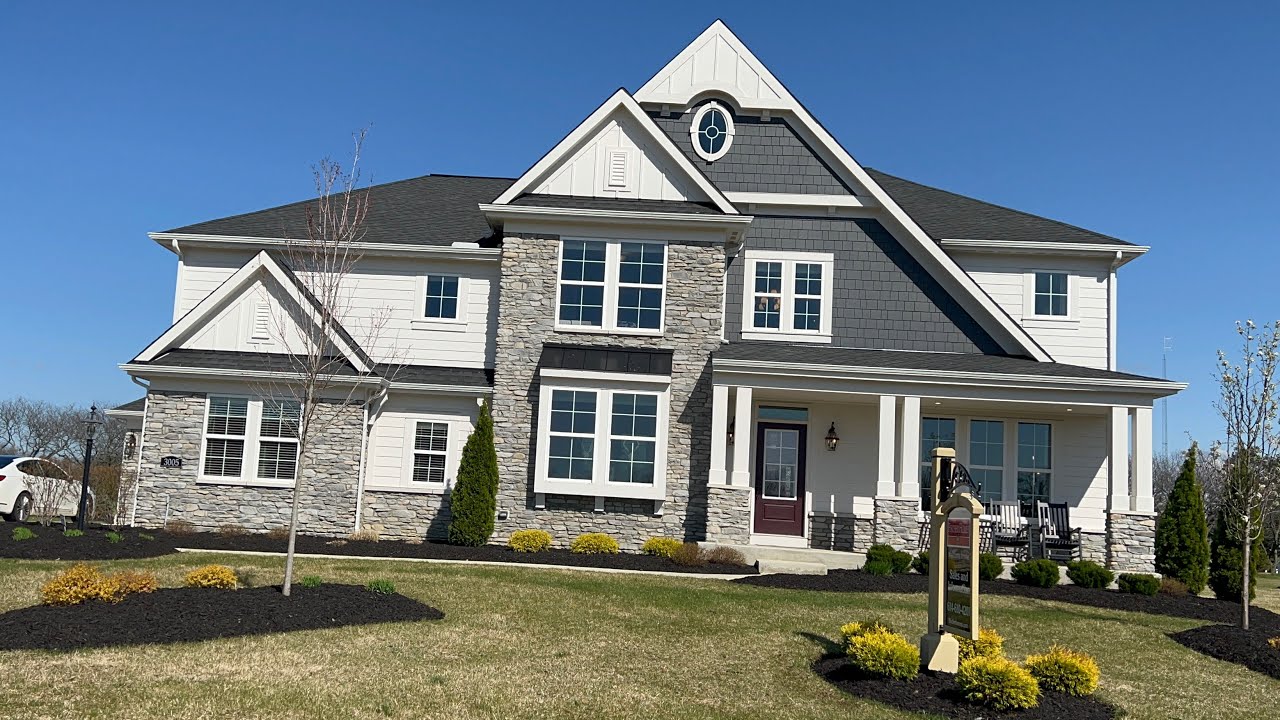 Model house tour | Paxton Model house of Fischer Homes | Modern Farmhouse Satging Model House Tour