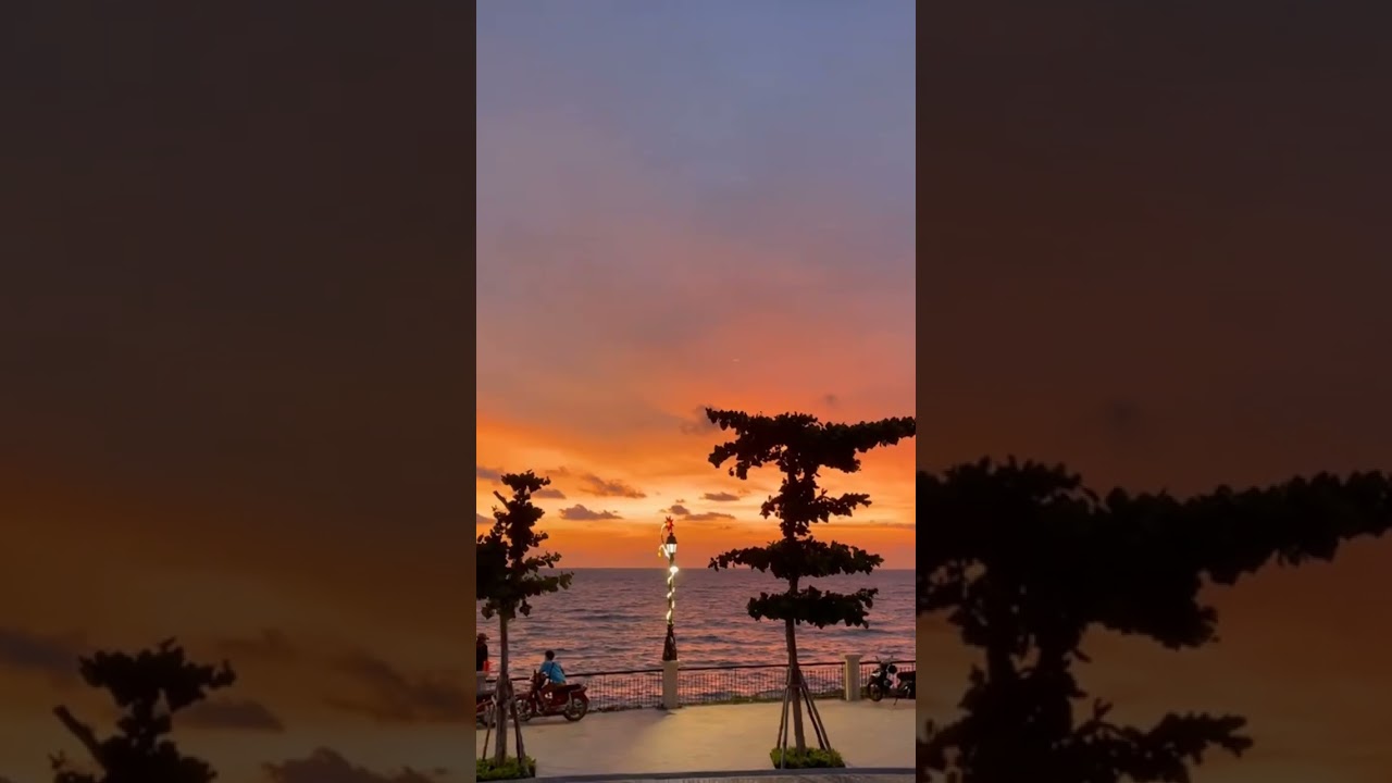 this is the most beautiful sunset in my life 🌹#vietnam #sunset #travel