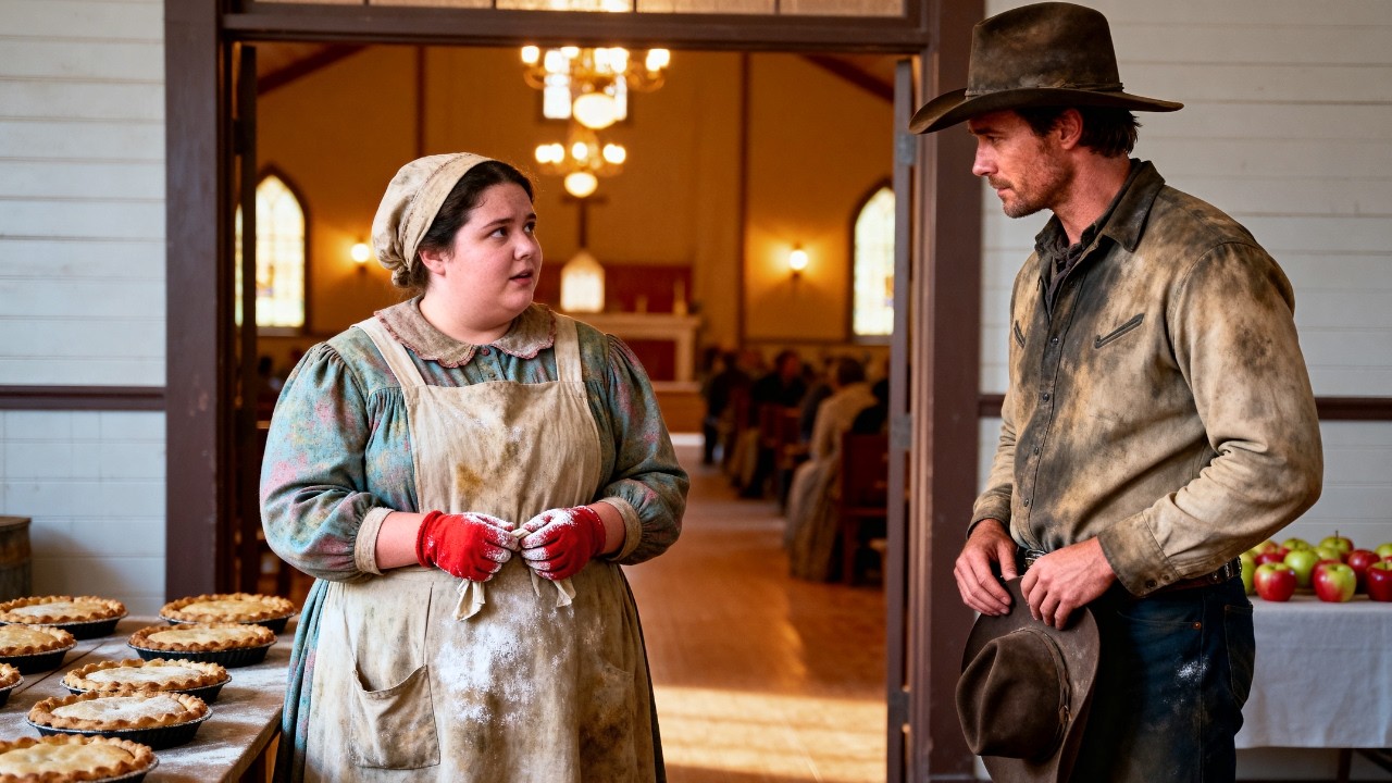 “No One Marries an Obese Woman, Sir… But I Can Cook” — What Cowboy Did Next Stunned the Entire Town