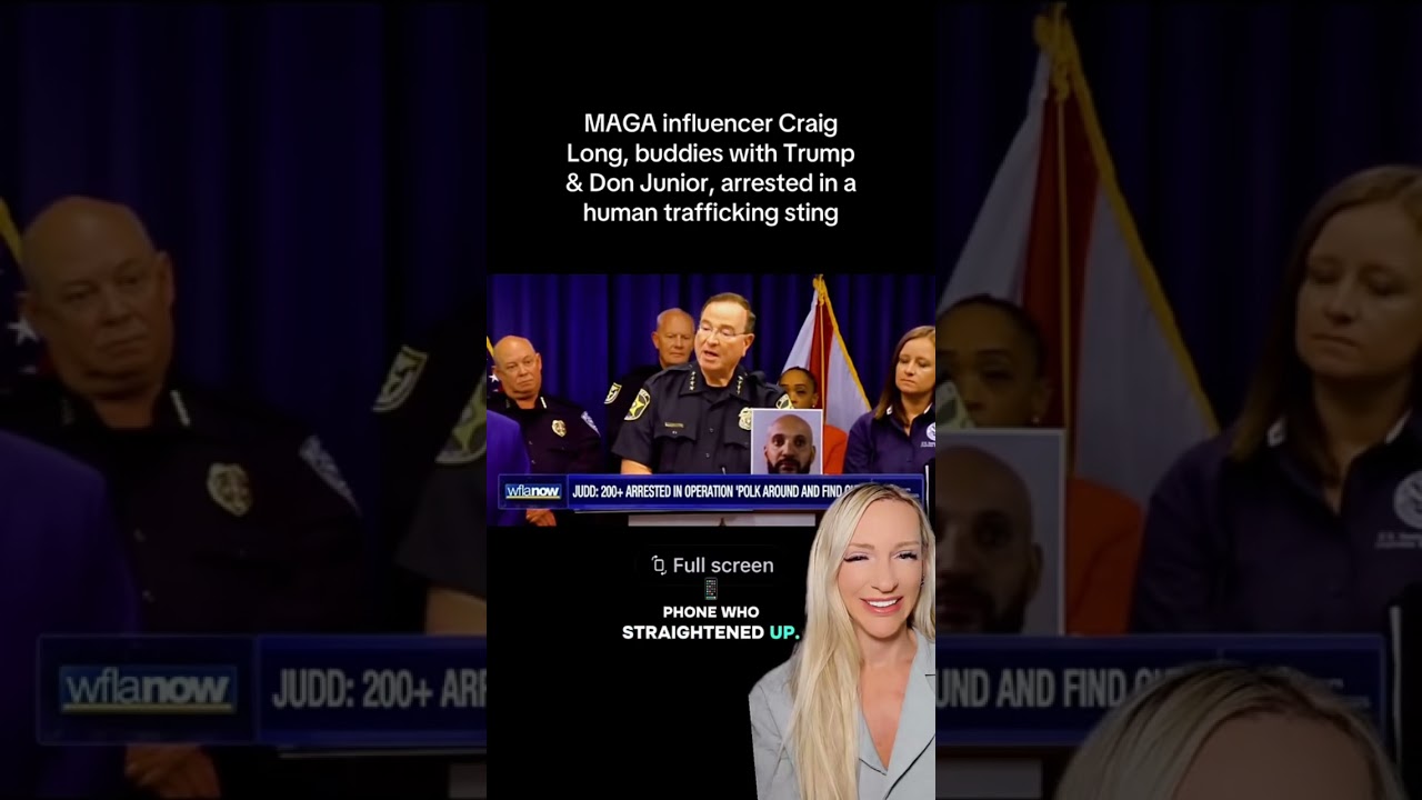 Birds of a feather #duet #craiglong #arrested #cops #maga #influencer #trafficking #prostitution