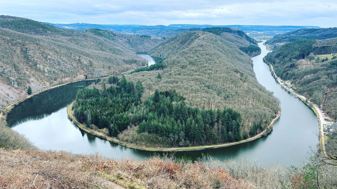Sehr schöne Traumschleife den Cloef-Pfad an der Saarschleife gewandert #wandernmachtglücklich