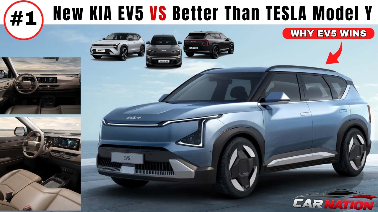 Обзор KIA EV5: ЛУЧШЕ, чем Tesla Model Y?