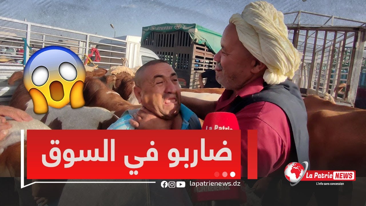 مناوشات كبــــيرة في سوق المواشي بيطام بولاية #باتنة..