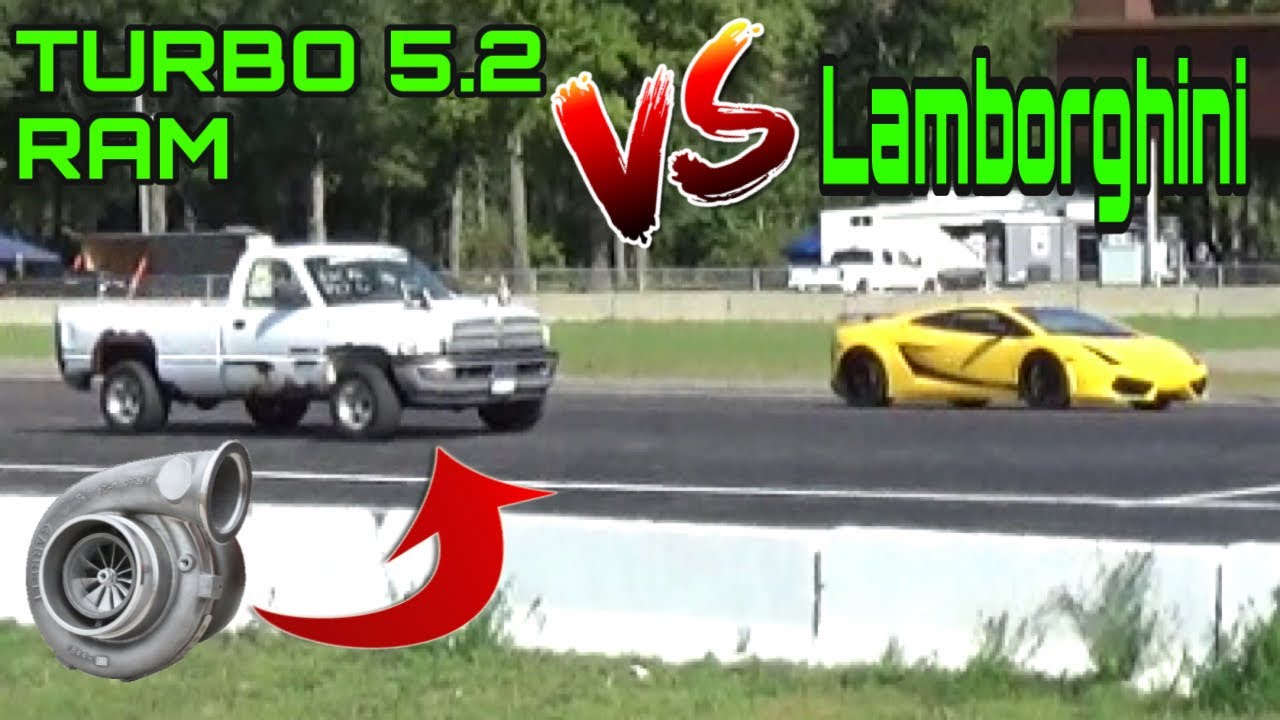 LAMBORGHINI  VS Junkyard TURBO 5.2 Magnum RAM 1500