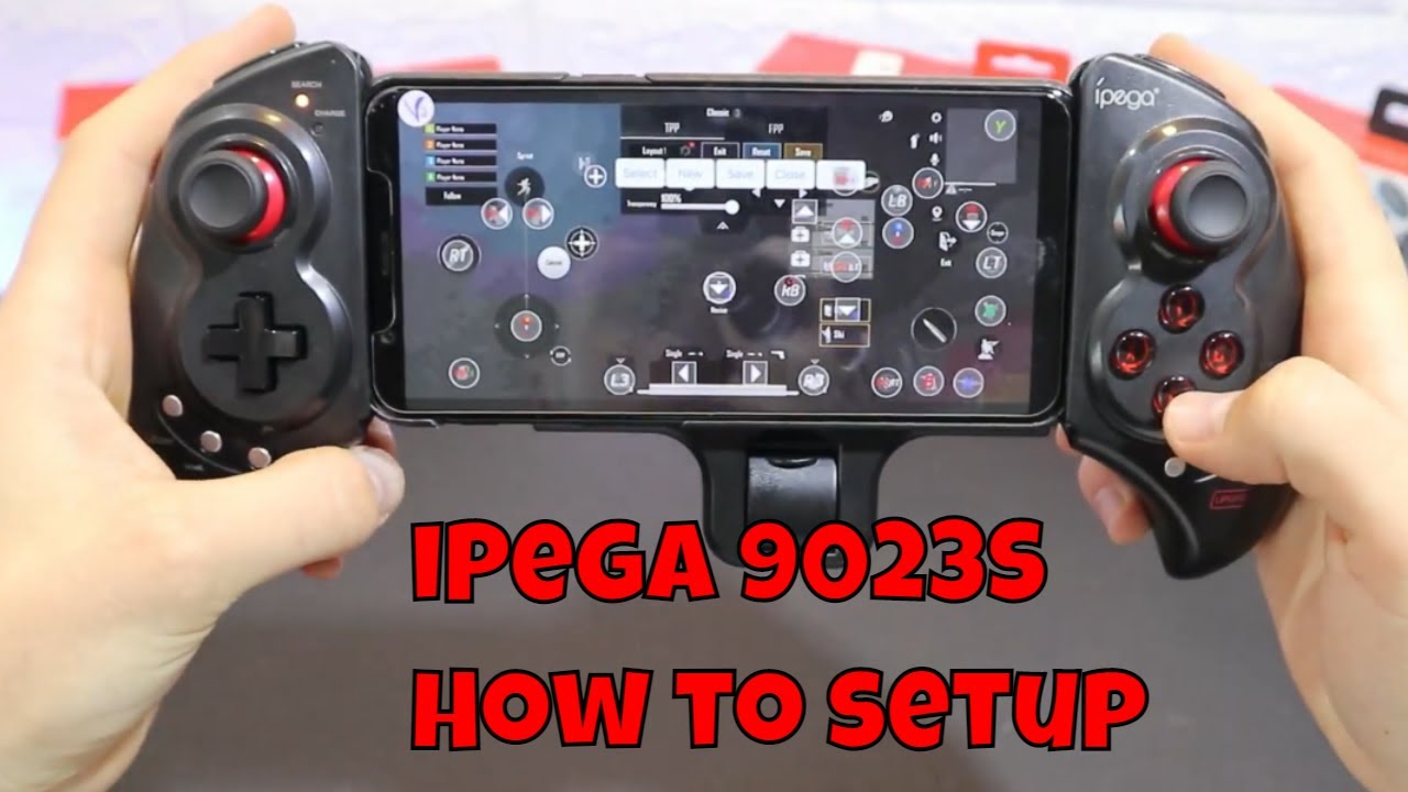 iPega 9023s how to pair iOS Android Mobile Phone / PC / Tablet for PUBG Gamepad Game Controller
