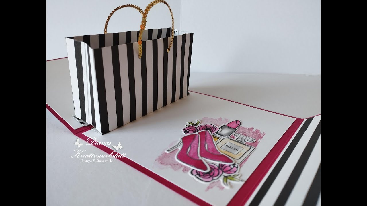 Gutschein- /Geldschein- Taschenkarte mit Wahre Klasse Stampin'Up!