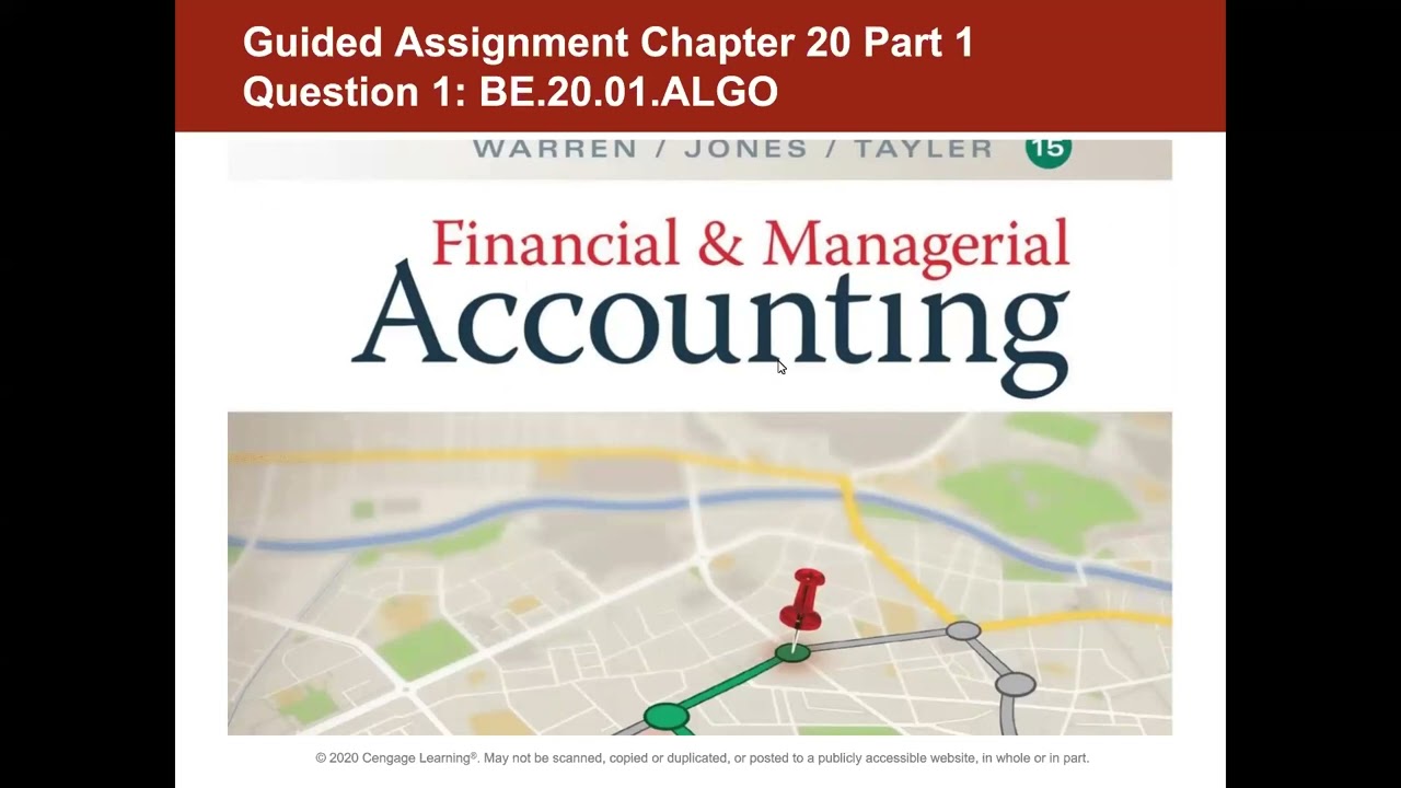 BUA 243 Guided Assignment: Chapter 20 Part 1