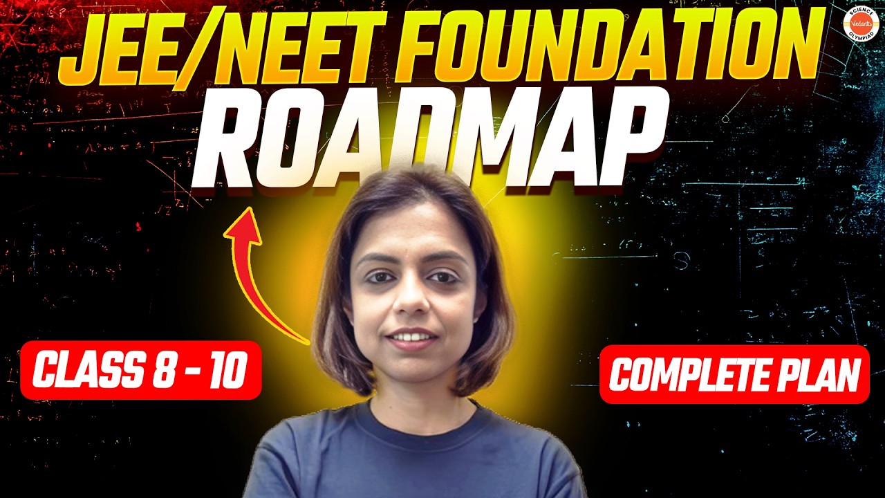 JEE/NEET Foundation Roadmap 🚀 | Complete Strategy for Class 8&ndash;10 | Nidhi Ma&rsquo;am
