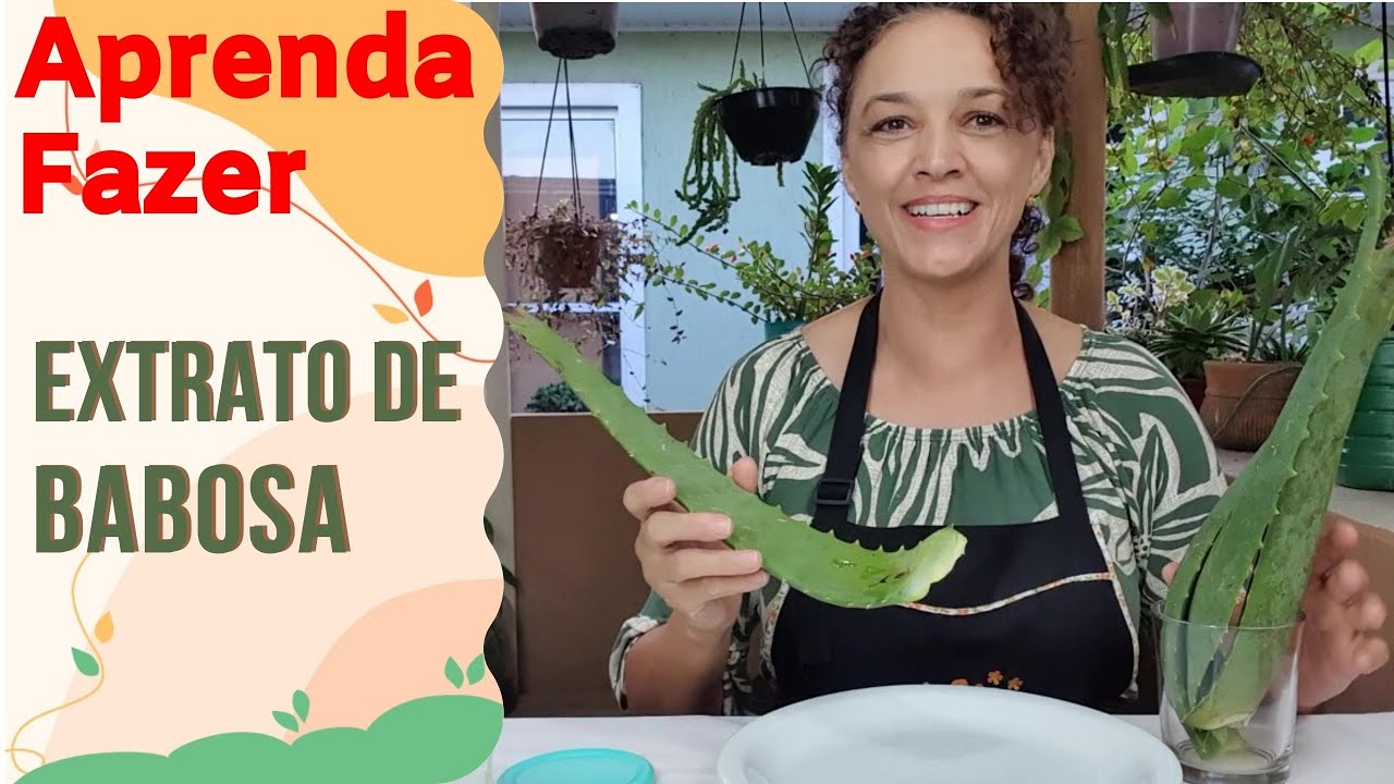 Como fazer Extrato de Aloe Vera (BAB0SA) que Preserva bem as Propriedades dela