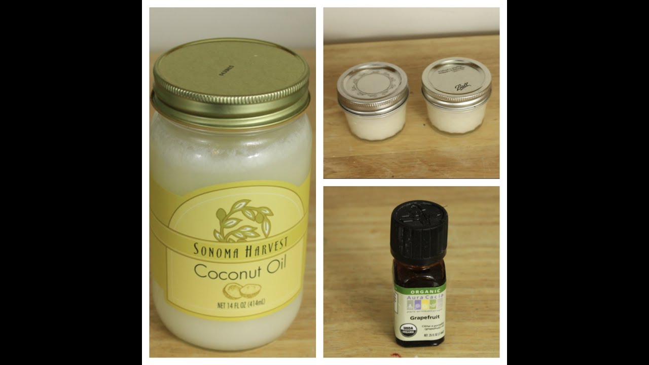 Homemade Natural Deodorant - How to make deodorant at home with coconut oil