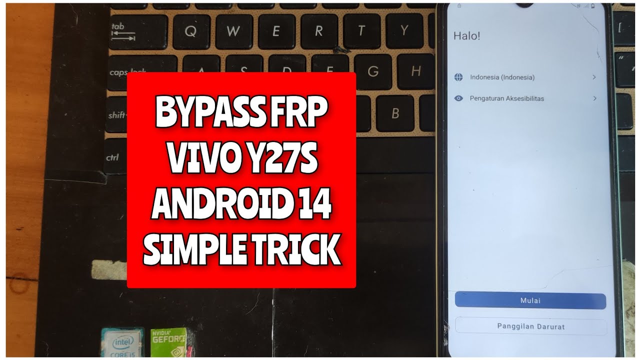 ПРОСТЕЙШИЙ ОБХОД FRP ДЛЯ VIVO Y27S НА ANDROID 14