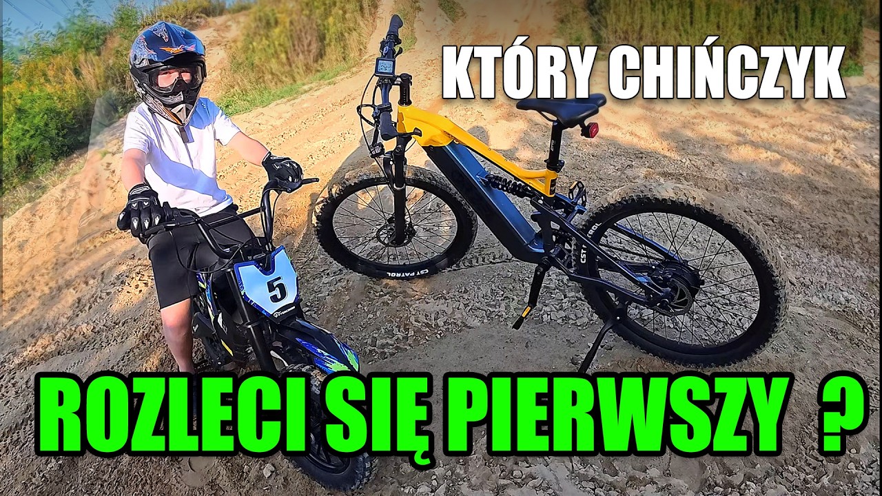 Czy rozleciał się nam Chiński Ebike i elektryczny Cross na piasku ?
