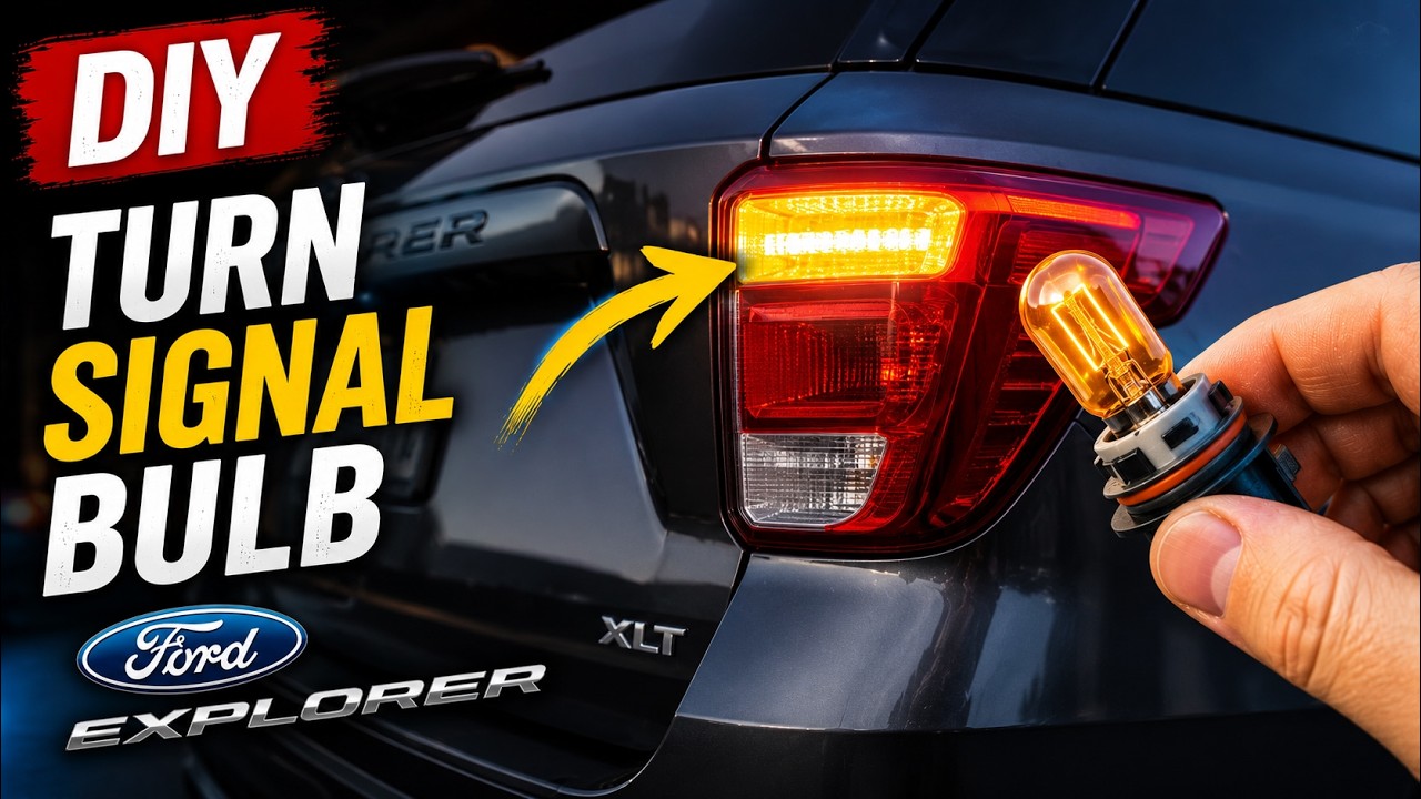 DIY How to Change Turn Signal Bulb Rear 2021 Ford Explorer