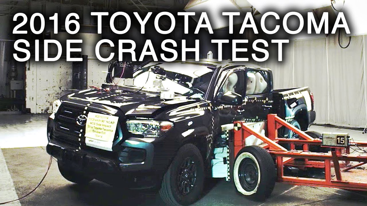 2016 Toyota Tacoma Double Cab Crash Test (Side Crash)