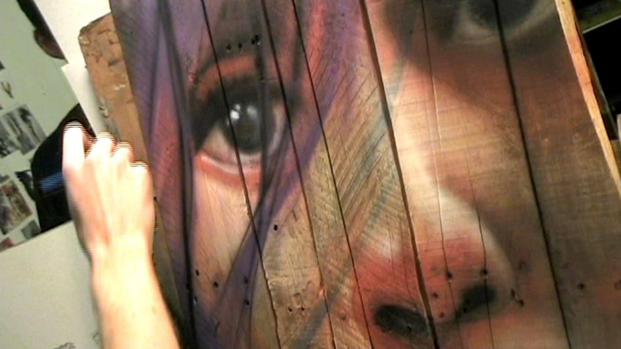 Pallet Art - Painting Process - by KIPTOE