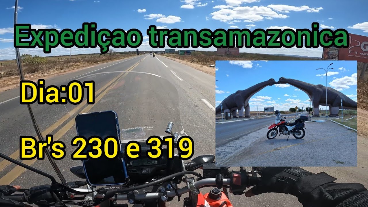 Expedição transamazonica  2025, ( dia 01) De cabedelo PB a farias brito CE