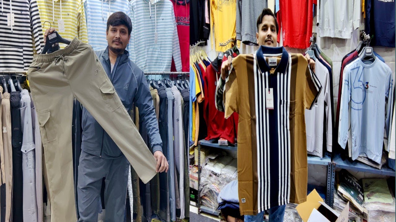 NEW BRANDED MEN'S LOWER & T-SHIRT COLLECTION ! LOWER & T-SHIRT WHOLESALE MARKET ! #tshirtking 