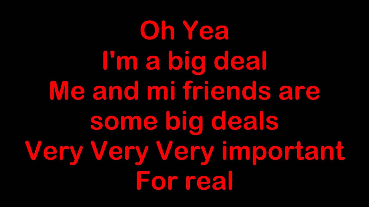 Christopher Martin:I'm A Big Deal Lyrics