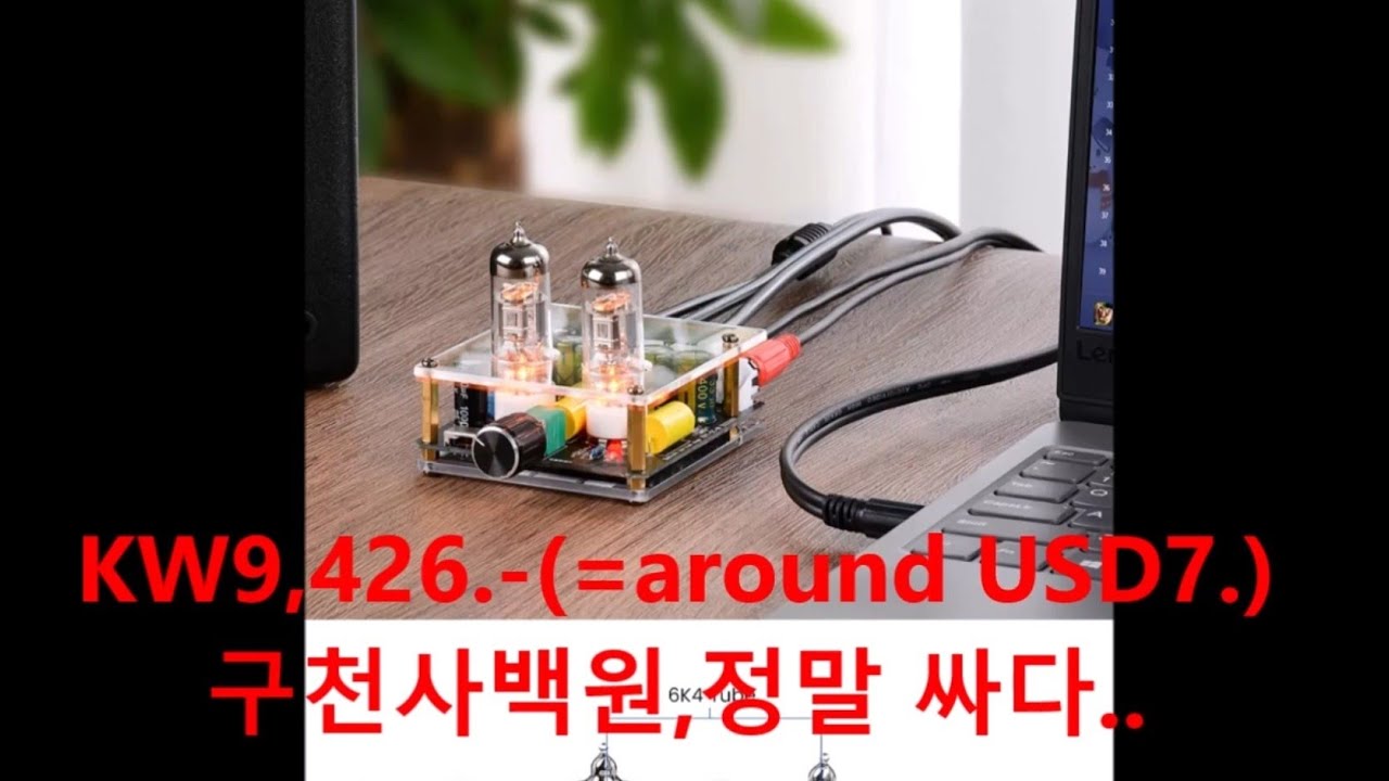 블랙프라이데이 만원의 행복/알리익스프레스/진공관식 디지털 프리엠프/디지털음을 아날로그로 만들자/6K4 Tube Pre-amp/making analog sound/so warm