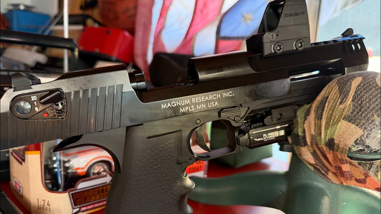 DESERT EAGLE 🦅 .50 CAL. BB SEMI-AUTO PISTOL-VS-THE TEXAS 💫!🤠🔫