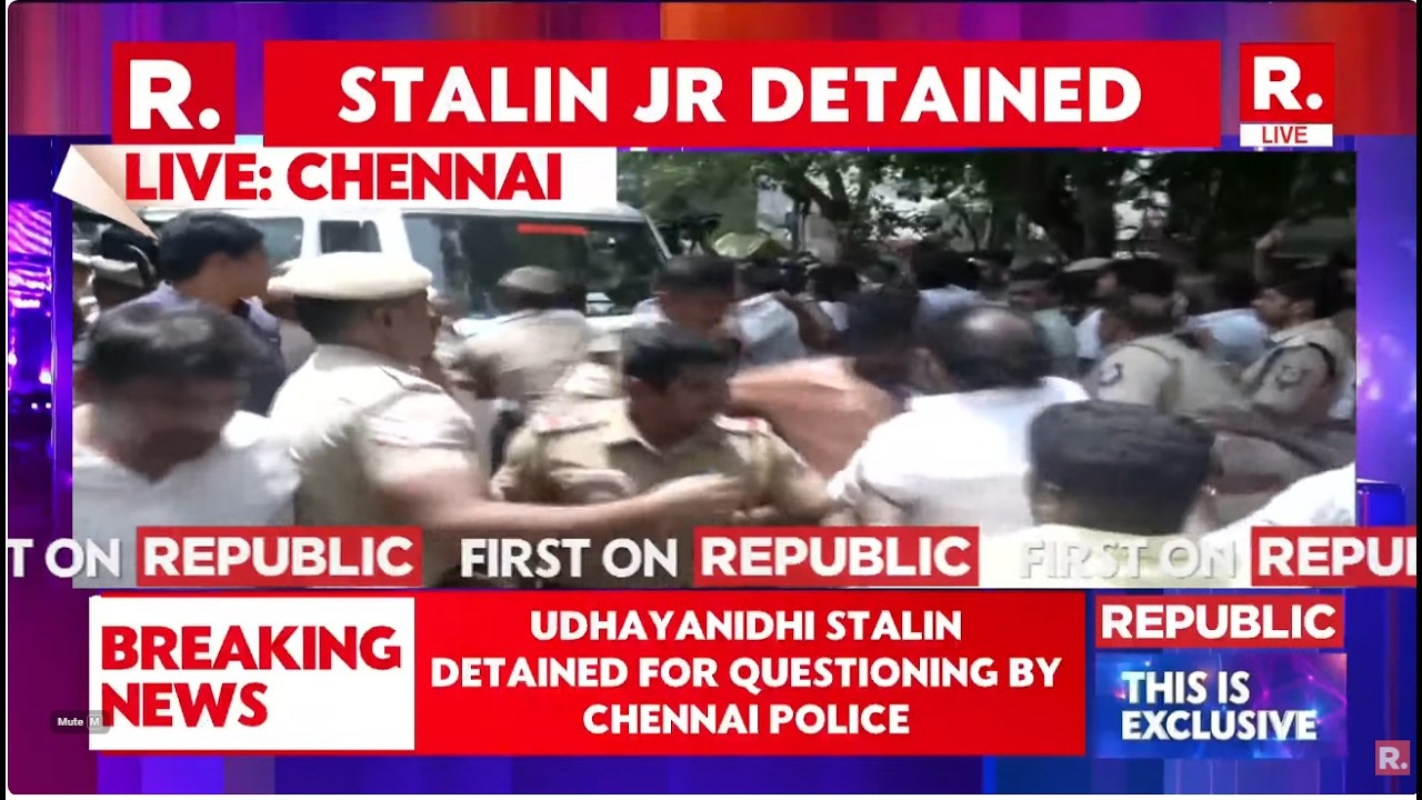 BREAKING LIVE: Udhayanidhi Stalin Arrested By Chennai Police Over Trisha Remarks