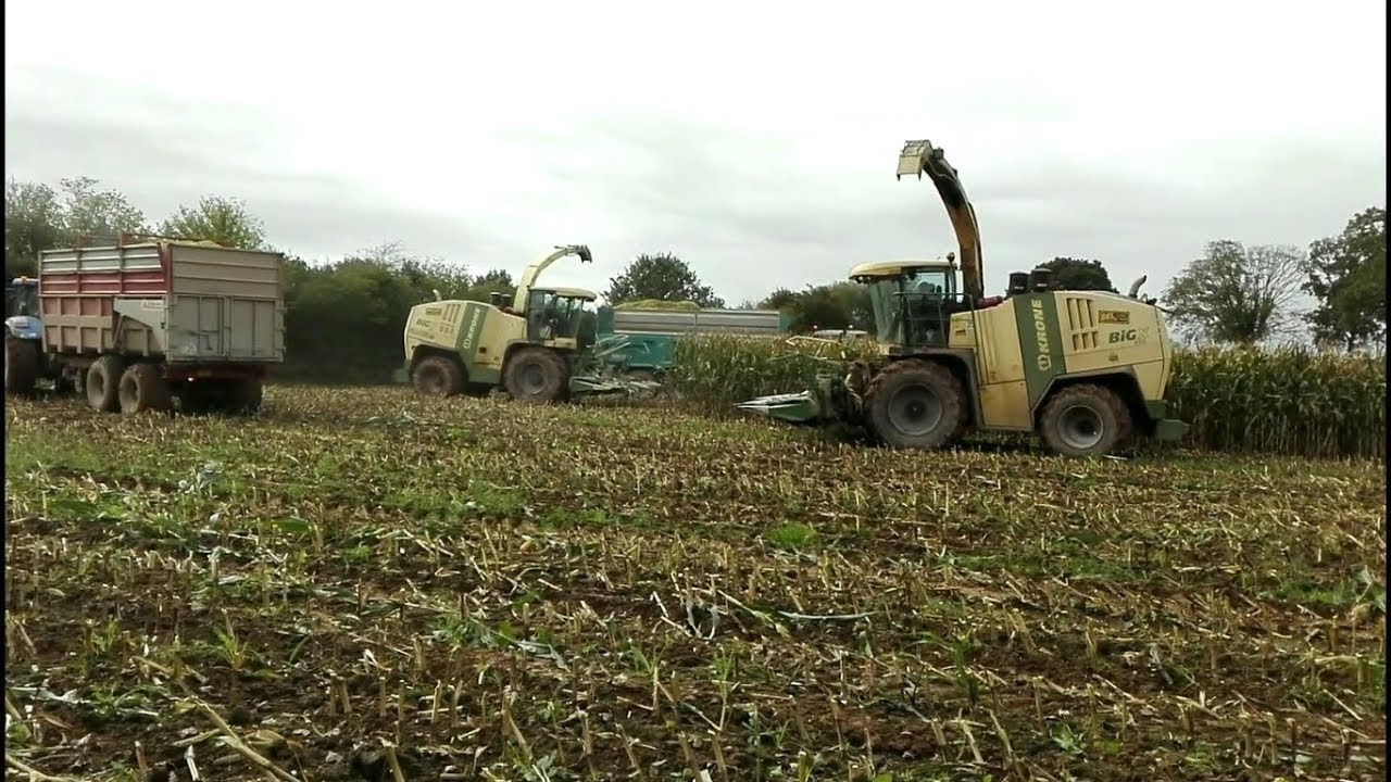 Ensilage maïs 2017 | x2 Krone | conditions difficiles | ETA Belliard