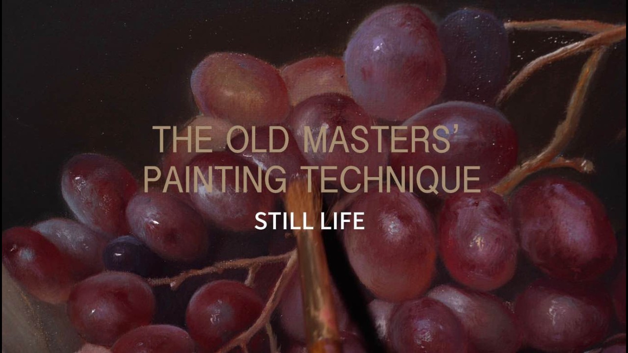 Classical oil painting technique -Grisaille and Glazing