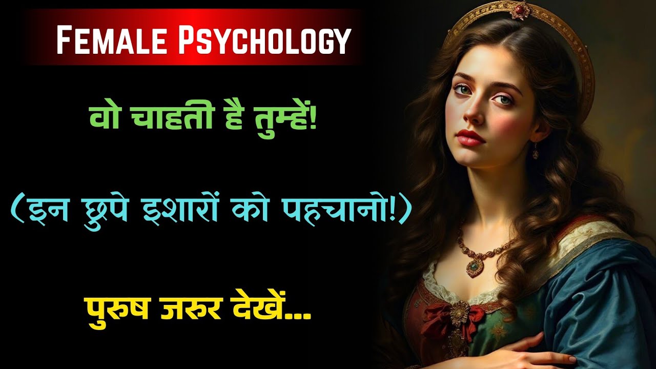 "12 संकेत कि एक औरत तुम्हें चाहती है लेकिन दिखाने से बचती है | Female Psychology | Stoic पुरुष"
