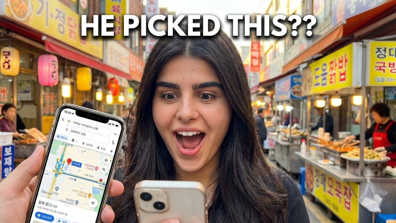 I Let a Stranger Control My Date Night in Korea ($100 Budget)