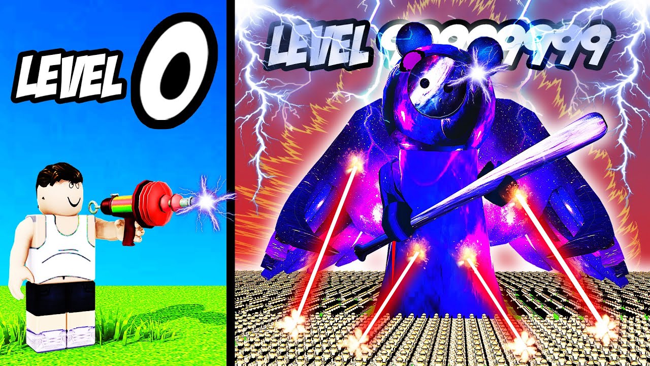 Defeating The BIGGEST PIGGY BOSS in Piwi Simulator! // Roblox