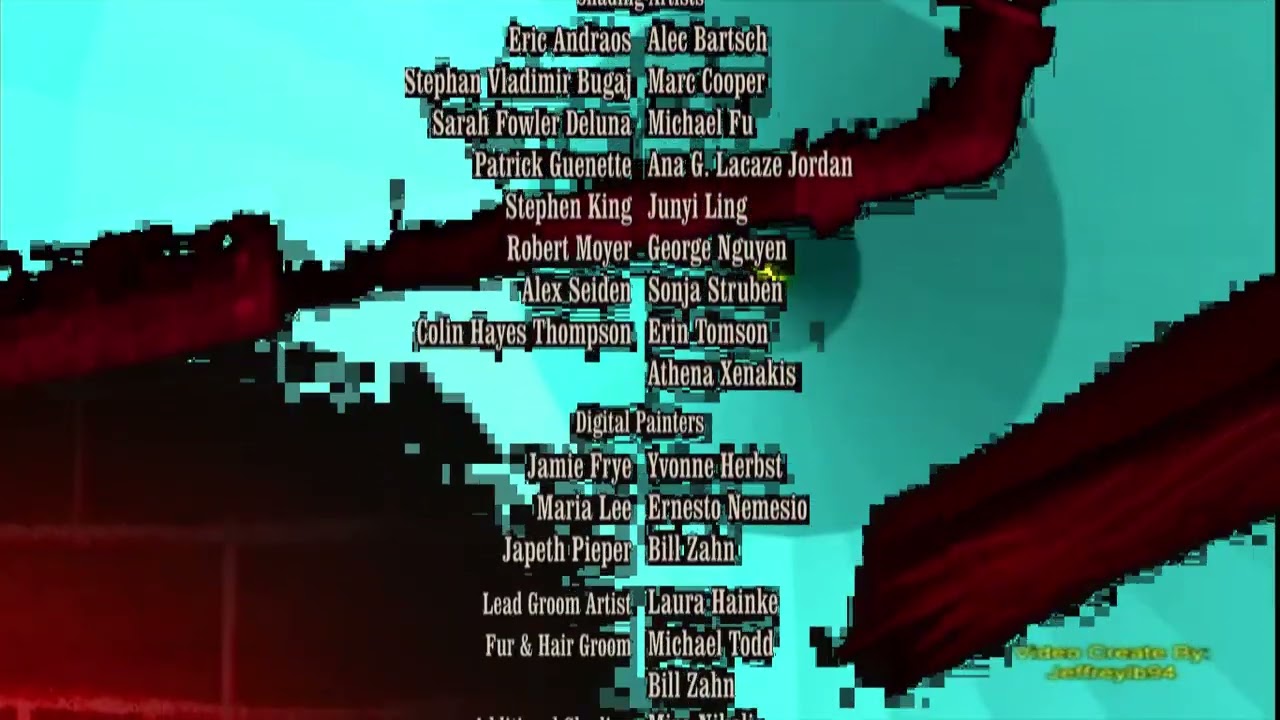 (NEW EFFECT) Ratatouille End Credits in Animated Rube Goldberg Contraption Major (Crawl Art)