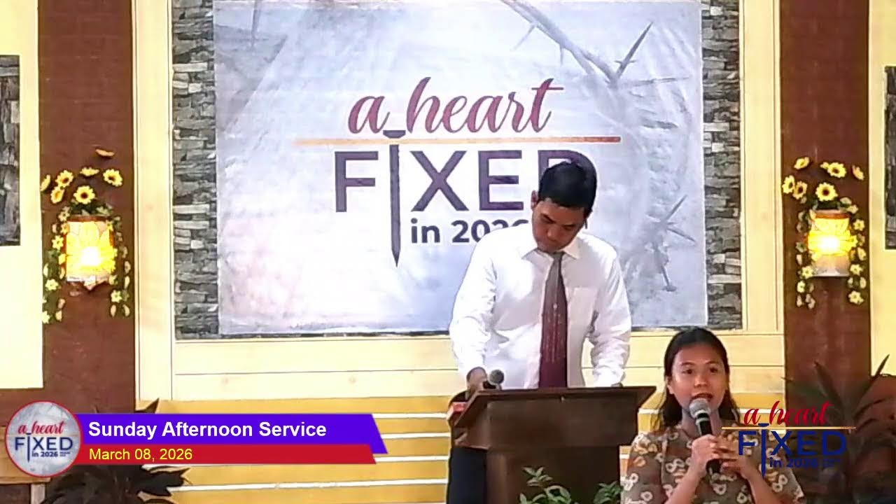 Sunday Afternoon Service | March 08, 2026