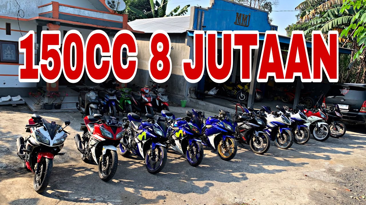OBRAL MOTOR SPORT 150CC MULAI HARGA 8JUTAAN SURAT WAJIB LENGKAP SEMUA