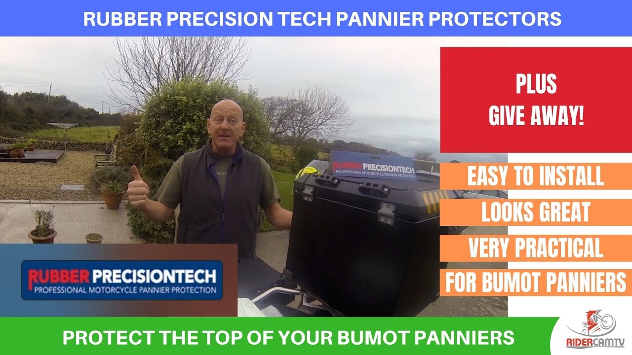 Rubber Precision Tech Pannier Protectors | Fitting them to Mark's Bike | PLUS GIVEAWAY!