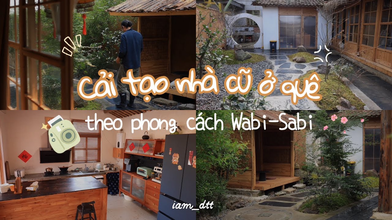 Cải tạo nh&agrave; cũ xuống cấp ở qu&ecirc; theo phong c&aacute;ch WabiSabi Nhật Bản đẹp như mơ của ch&agrave;ng trai 35 tuổi