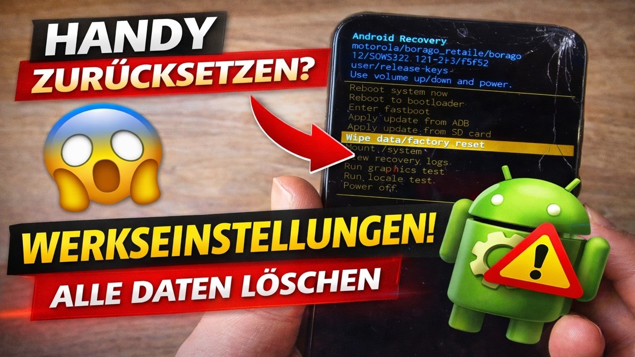 GESPERRTES ANDROID HANDY PER BIOS AUF WERKSEINSTELLUNGEN ZURÜCKSETZEN! TUTORIAL