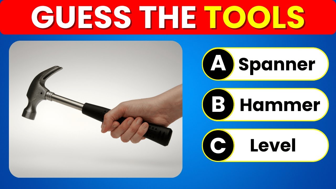 Can You Guess the Tool? 🔧 | 40 Fun Tool Quiz Questions! (Only Geniuses Get All Right!)