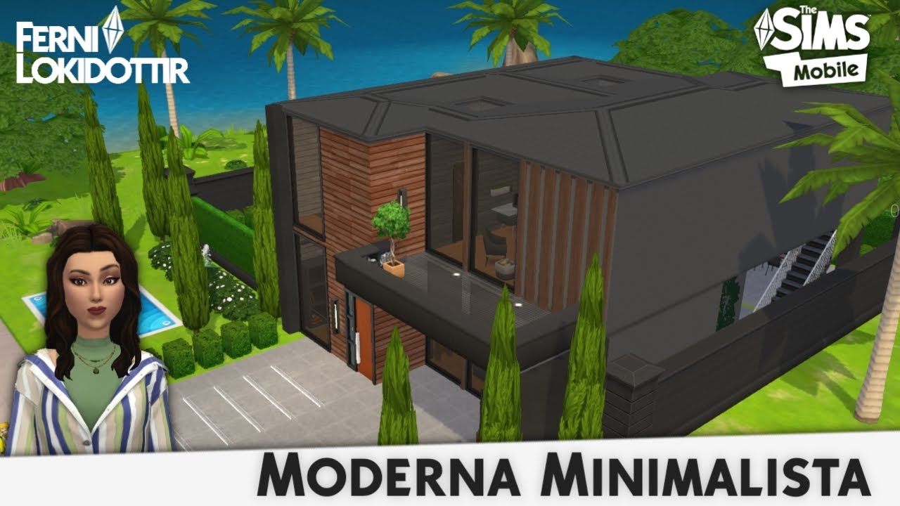 Moderna Minimalista | The Sims Mobile | Tour + Planta