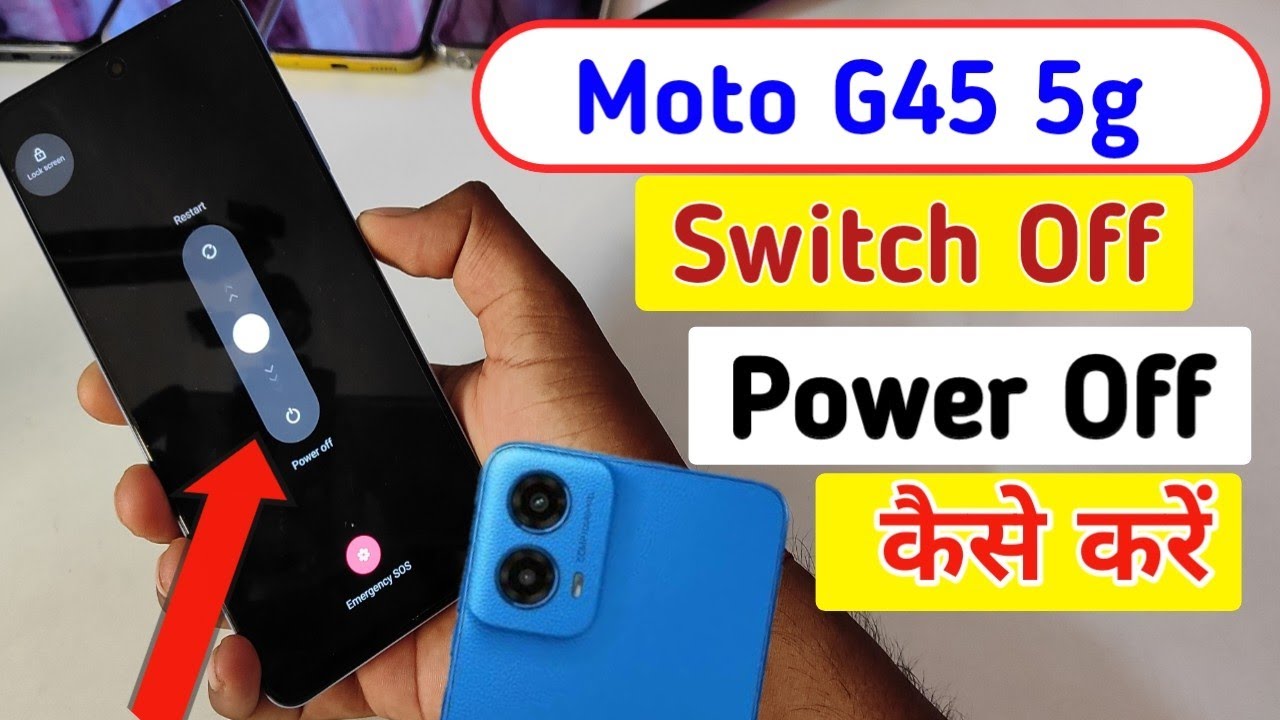 Moto g45 5g switch off/power off , moto g45 5g switch off kaise kare , setting