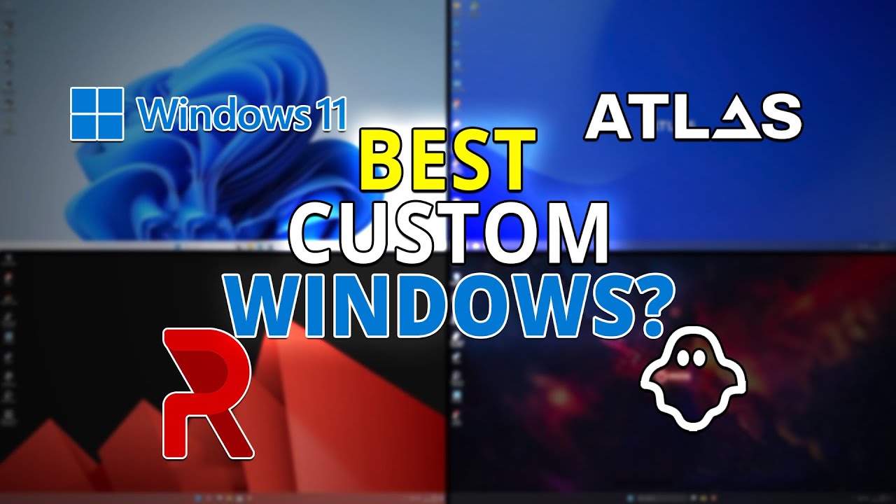 Custom Windows 11 for Gaming? | Atlas vs Revi vs Ghost Spectre vs Stock | Benchmark & Comparison