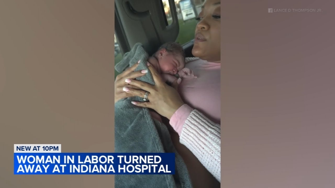 Mom gives birth on side of road after being discharged from NW Ind. hospital in active labor: family