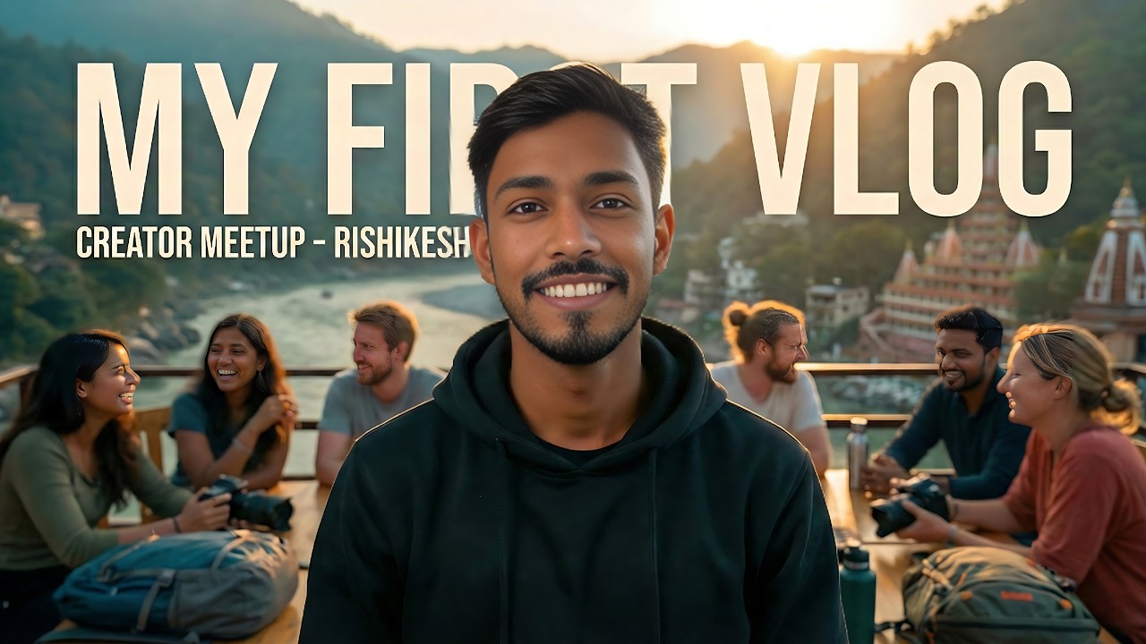 My First Ever Creator Meetup 🧿 | Rishikesh Vlog