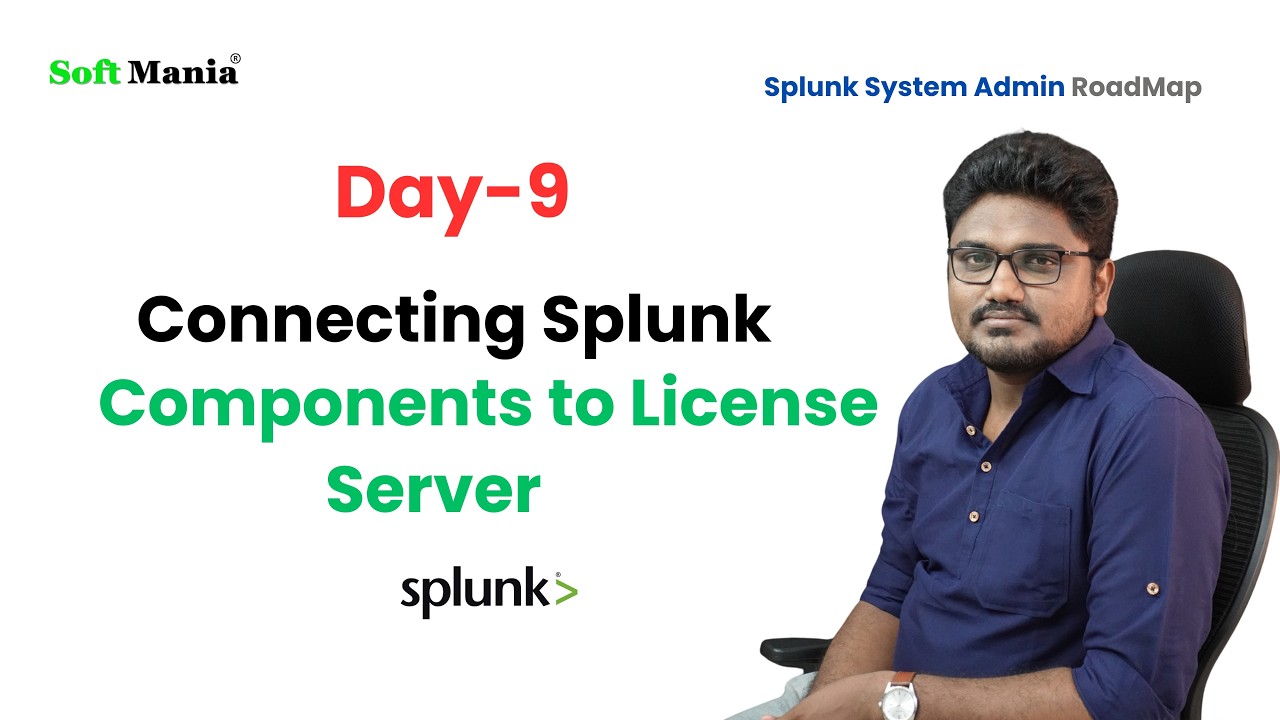 План работы администратора Splunk — День 9 — Подключение компонентов Splunk к серверу лицензий.