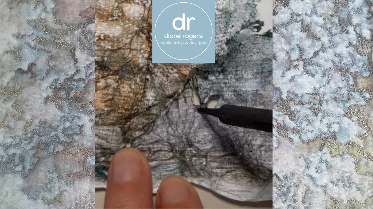 How to create lichen using tyvek and a soldering iron